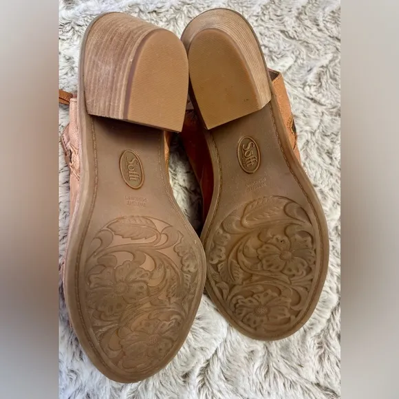 Söfft Mackenna Sandals Italian Leather Comfort All Day Wear Classy Chic Size 9