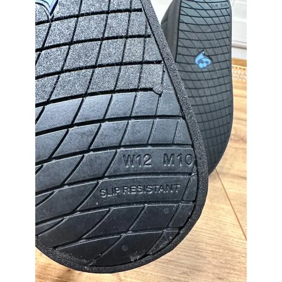 Silververts Unisex Soft Wide Adjustable Black Slippers Size 10 M 12 W NWOB Comfy