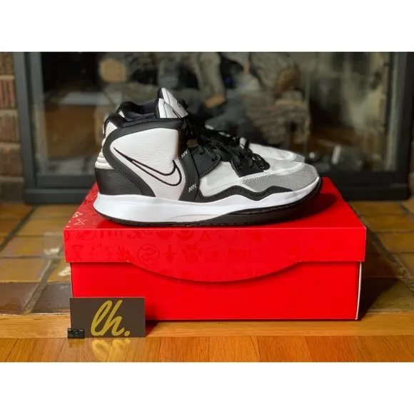 Size 10 Nike Kyrie Infinity Team Basketball “Black White” Athletic Sneakers