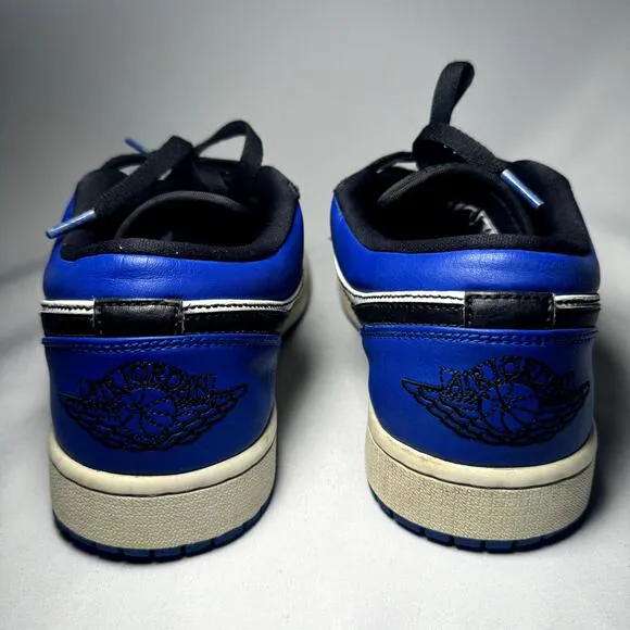 Size 9.5 - Nike Air Jordan 1 Low Royal Toe Men's Shoes
