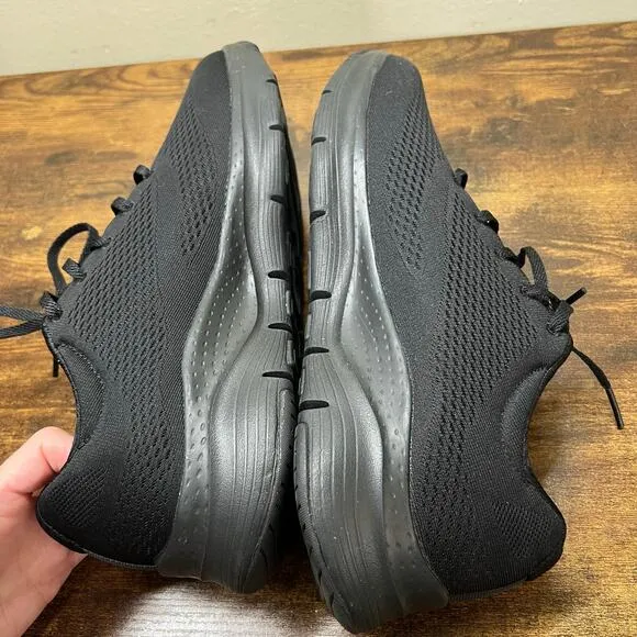 Skechers Arch Fit 2.0 Sneakers 11 Womens Black Big League Running Gym Athletic