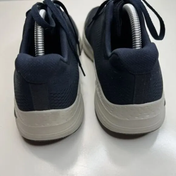 Skechers Arch Fit Sneakers 9.5 Navy Air Cooled Men's Walking Shoe 232040