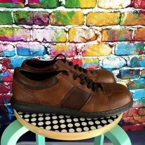 Skechers Comfort 4279 Leather Tie Lace Shoes Sneakers Size 12 Brown
