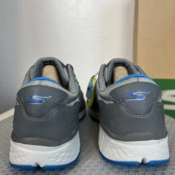 Skechers Go Golf Fairway Shoes Mens 10.5 Charcoal Blue Walking Comfort Athletic