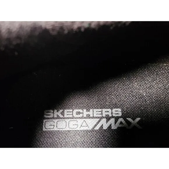 Skechers GOWALK Size 15 GOGAMAX Black Comfort Slip On Shoes