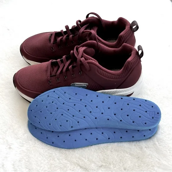Skechers Men's Arch Fit Titan Sneakers Burgundy Size 8.5 Listed Under Women