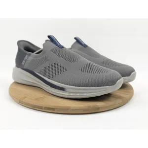 Skechers Slip Ins Hands Free Size 11.5 Mens Gray Shoes Ultra Flex 3.0 Sneakers