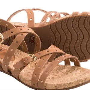 Sofft Womens Leather Strap Comfort Sandal shoes sz 8.5