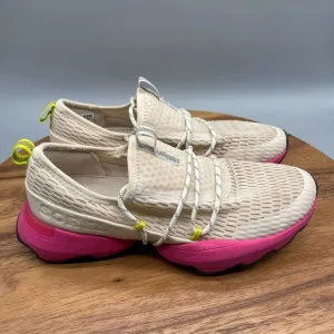 Sorel Kinetic Impact Shoes Womens Size 8.5 Beige Pink Running Comfort Sneakers