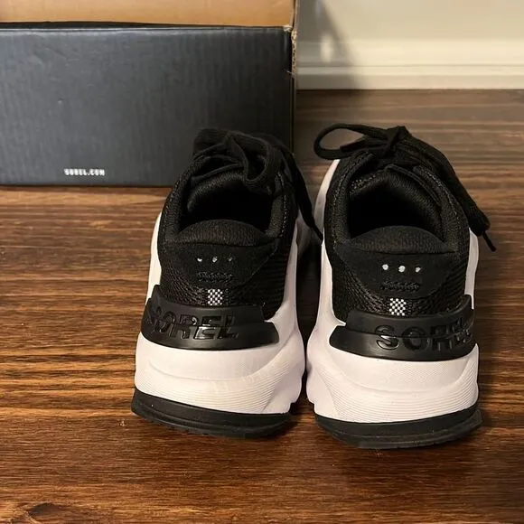 SOREL Kinetic Renegade Lace Lite Black Sneakers, Women’s Size 6.5