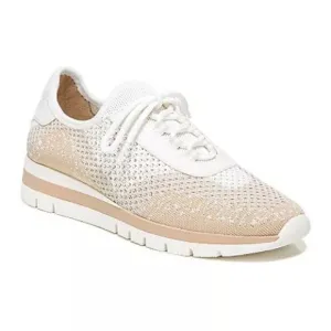 SOUL Naturalizer Charlie Knit Women's Sneakers in the Size 9-1/2”M in White/Tan