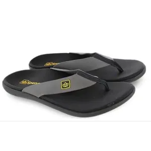 Spenco Men's Size 11 / 45 Pure Black Flip Flops Sandals Orthotic Comfort Shoes