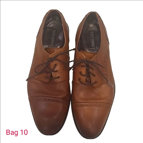 Stacy Adams Prescott Cap Toe Mens Dress Shoes Dark Academia Preppy Office