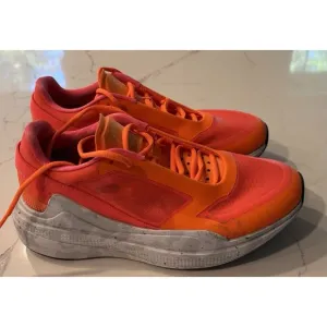 Stella McCartney x Adidas Size 9 Bright Orange and Pink Worn Once
