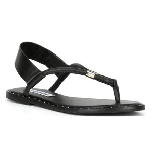 STEVE MADDEN • Black Medusa Thong Sandals Includes Box