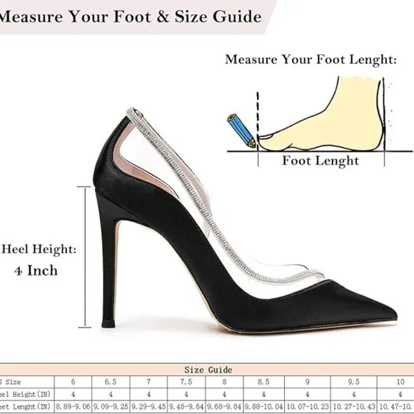 Stuart Weitzman Black Patent Leather Pointed Toe Gold -Tone Stiletto Heels 8.5 M