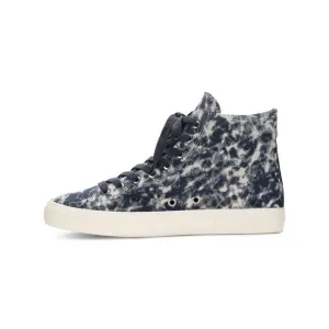 SUN STONE Mens Blue Tie Dye Comfort Mesa Round Toe Lace-Up Sneakers Shoes 7.5 M