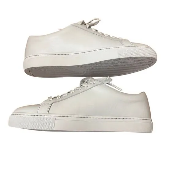 Sunday Boot Co Women's Premier Low Top Sneakers Light Grey Leather Size 9 NEW