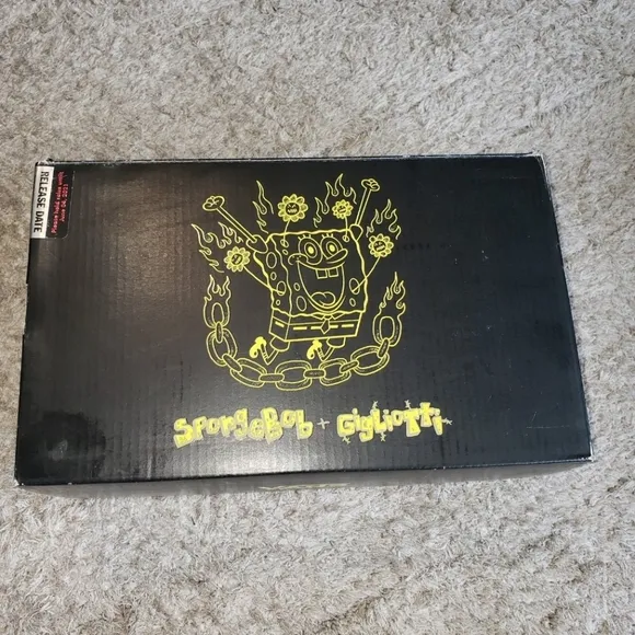 Sz 4 - Vans x Spongebob &quot;Skate Old Skool&quot; Sneakers (Gigliotti) Classic Skate Sh…