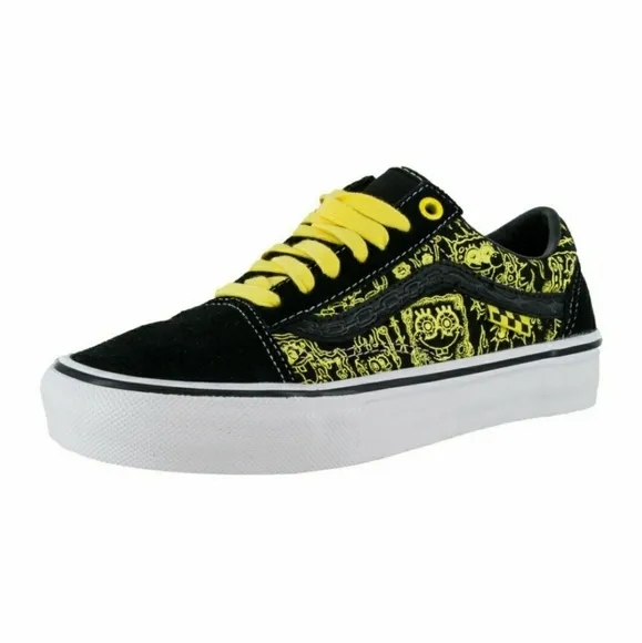 Sz 4 - Vans x Spongebob &quot;Skate Old Skool&quot; Sneakers (Gigliotti) Classic Skate Sh…