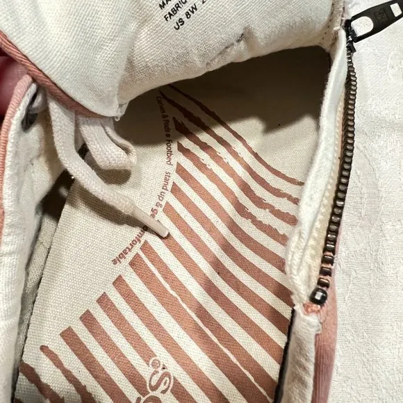 Taos Footwear Z Soul Sneakers 8W Clay/Cream Distressed