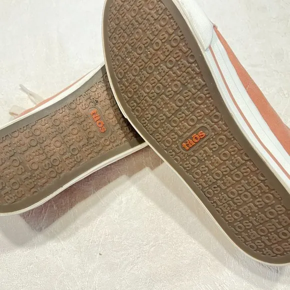 Taos Footwear Z Soul Sneakers 8W Clay/Cream Distressed