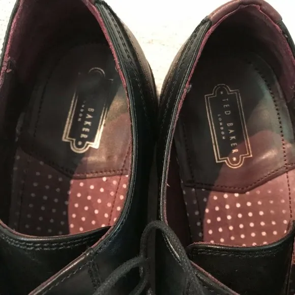 Ted Baker London Fortiscu Oxford Derby Shoes Sz 9