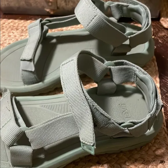 Teva Green Sporty Sandals with Adjustable Straps