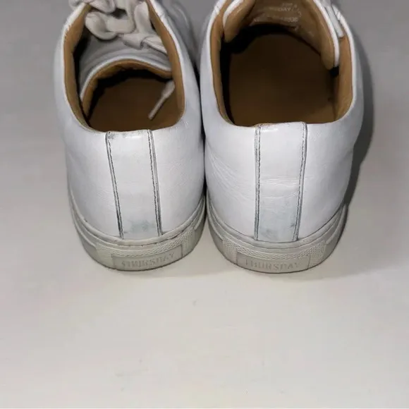 Thursday Boot Co. Premier Low Top Lace Up Leather Sneakers White Size 8