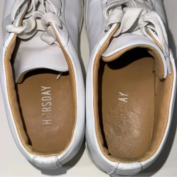 Thursday Boot Co. Premier Low Top Lace Up Leather Sneakers White Size 8