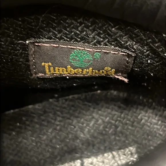 Timberland Black Boots with Yellow Laces Chukka boots Black SZ 10