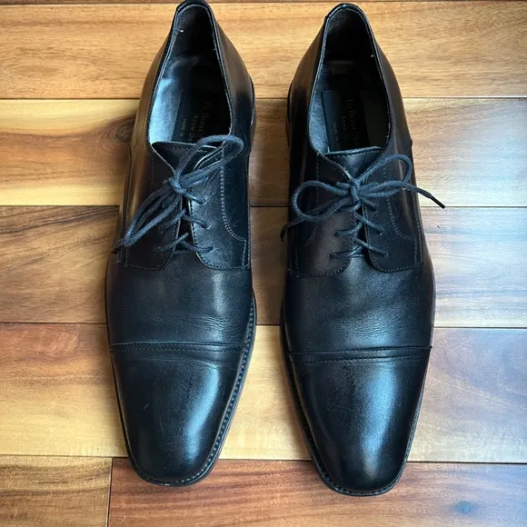 To Boot New York Adam Derrick Black Leather Men's Maxwell Dress SHOES 10