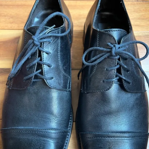 To Boot New York Adam Derrick Black Leather Men's Maxwell Dress SHOES 10