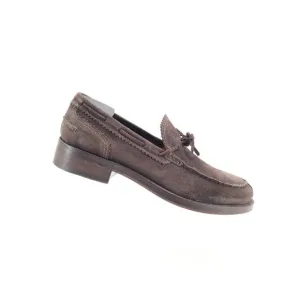TREMP ITALY Men's Split Toe Oxford Shoes Brown Leather  Size 10 M