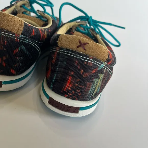 Twisted‎ X Hooey Women's Loper Patterned Sneakers Midnight Aztec 6.5 New Western