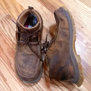 Twisted X Men's Chukka Oblique Toe Oiled Saddle Leather Shoes MFS0003 - Size 9.5