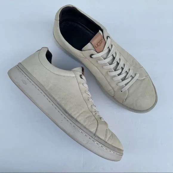 UGG Cali leather beige low trainer sneakers 12
