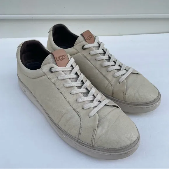 UGG Cali leather beige low trainer sneakers 12