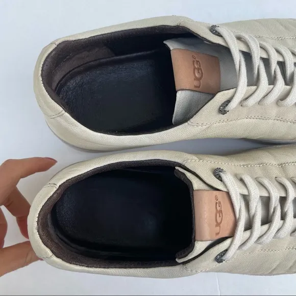 UGG Cali leather beige low trainer sneakers 12