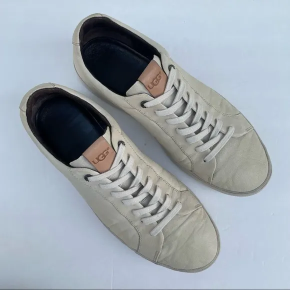 UGG Cali leather beige low trainer sneakers 12