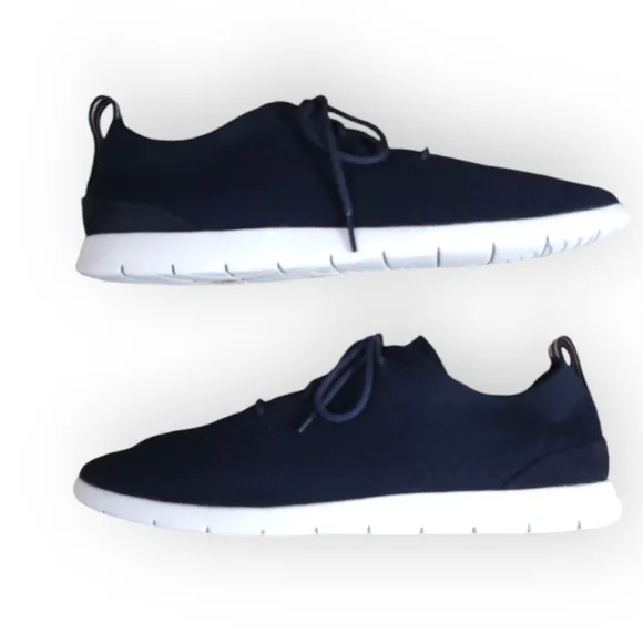 UGG Feli HyperWeave Trainer Lace-up Sneakers Navy Blue White 13