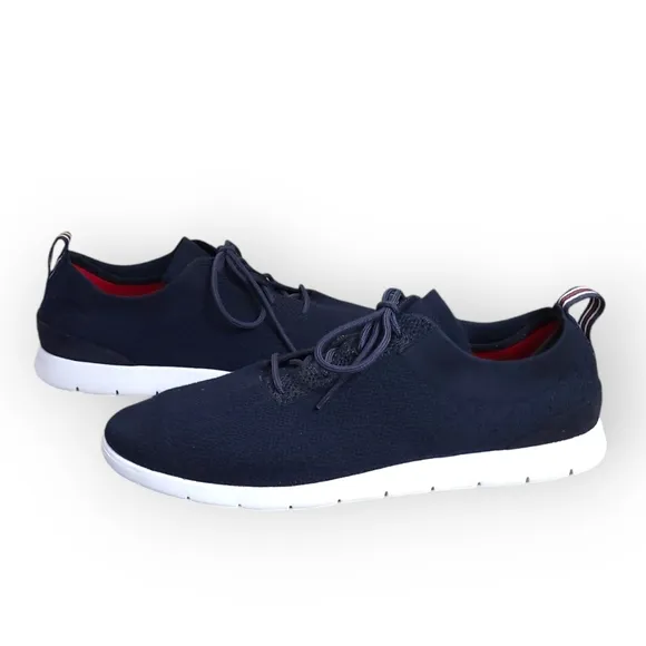 UGG Feli HyperWeave Trainer Lace-up Sneakers Navy Blue White 13