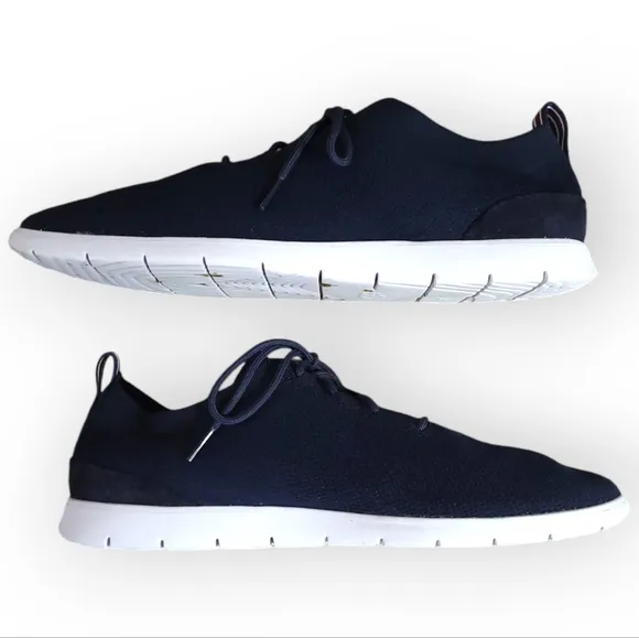 UGG Feli HyperWeave Trainer Lace-up Sneakers Navy Blue White 13
