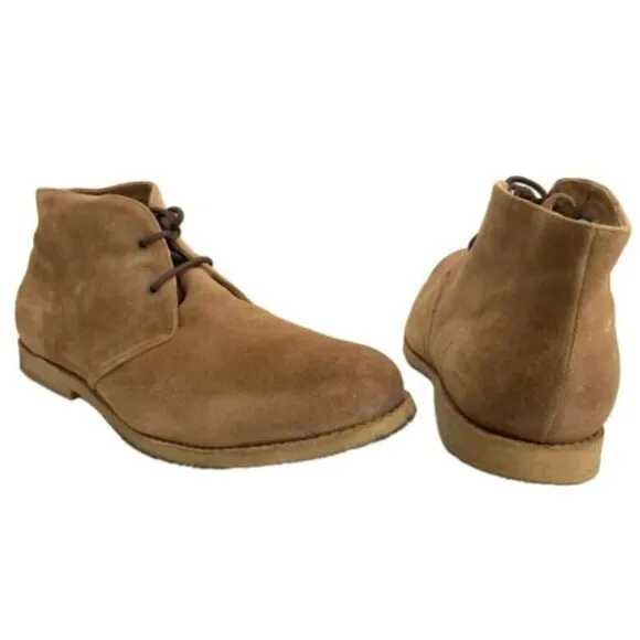 UGG Suede Boots Men Size 15M Lace-up Comfort System Distressed Shoes