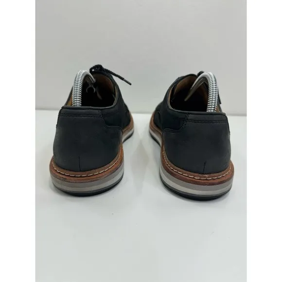 Ugg‎ Warner Cap Toe Oxford Black Leather Lace Up Mens Shoes Size 9