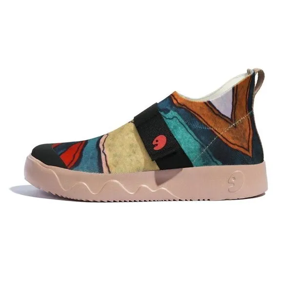 UIN Women's Travel Shoes  Knitted Casual Comfort Sneaker (Rocky Mountain）