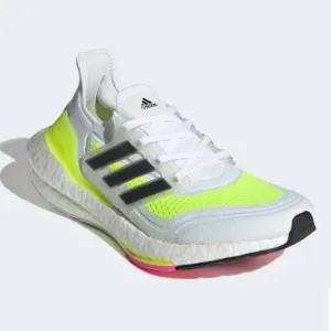 ULTRABOOST 21 NEON SHOES -Size 5.5 US Kids - Size 6 US womens