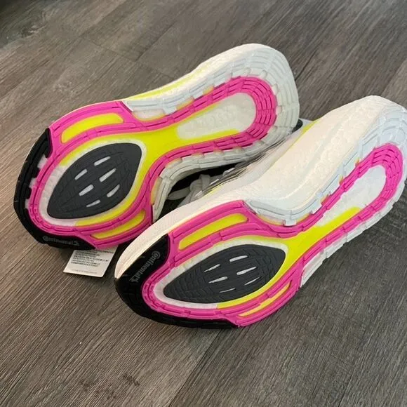 ULTRABOOST 21 NEON SHOES -Size 5.5 US Kids - Size 6 US womens