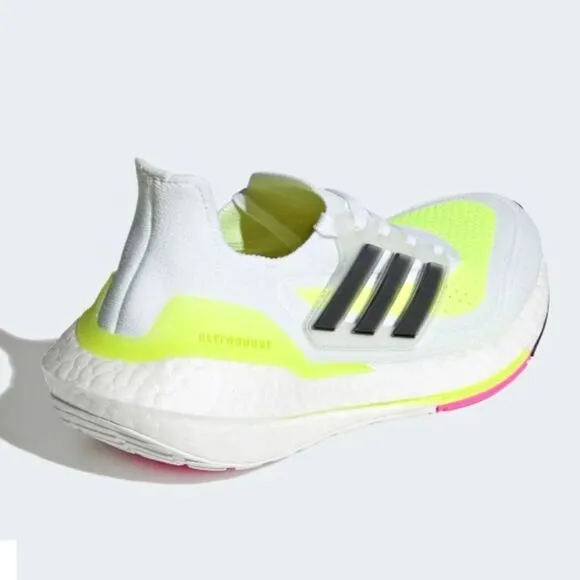 ULTRABOOST 21 NEON SHOES -Size 5.5 US Kids - Size 6 US womens