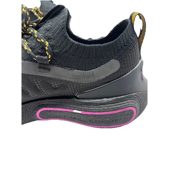 Under Armour Men's Black Green Yellow Pink -UA HOVR Phantom 4 -3027669 - Men 8.5